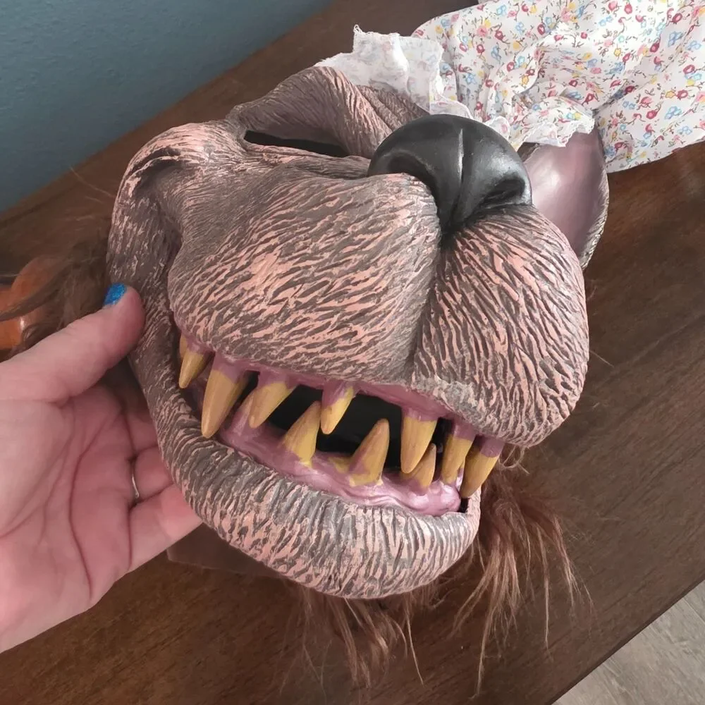 Costume Cosplay Big Bad Wolf Mask/Hat for Little Red Riding Hood Dress Up Adult